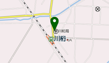 川桁郵便局の地図画像