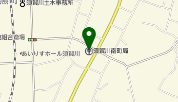 須賀川南町郵便局の地図画像