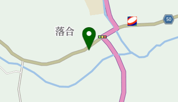 葛尾郵便局の地図画像