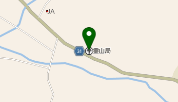 霊山郵便局の地図画像