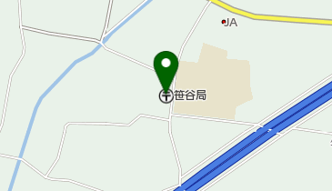 笹谷郵便局の地図画像
