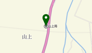 山上郵便局の地図画像