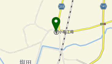 小塩江郵便局の地図画像