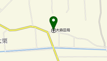 大森田郵便局の地図画像