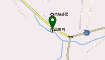 芦沢郵便局の地図画像