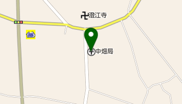 中畑郵便局の地図画像