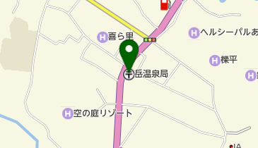 岳温泉郵便局の地図画像