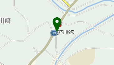 下川崎郵便局の地図画像