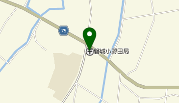 磐城小野田郵便局の地図画像