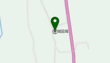 旭田郵便局の地図画像