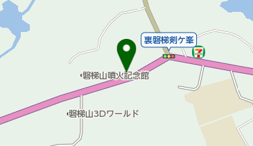 裏磐梯郵便局の地図画像