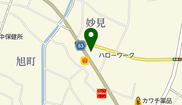 須賀川上野郵便局の地図画像