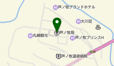 芦ノ牧郵便局の地図画像