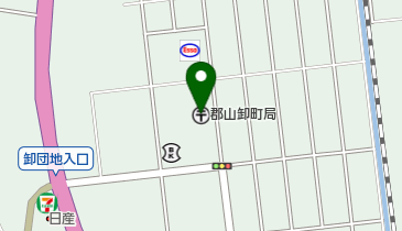 郡山卸町郵便局の地図画像