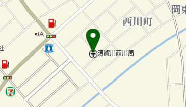 須賀川西川郵便局の地図画像