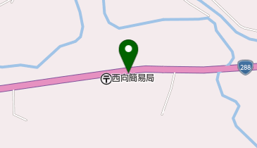 西向簡易郵便局の地図画像