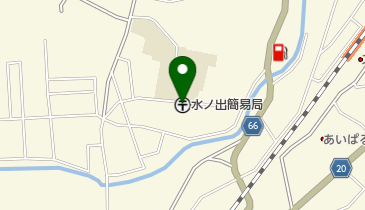 水ノ出簡易郵便局の地図画像