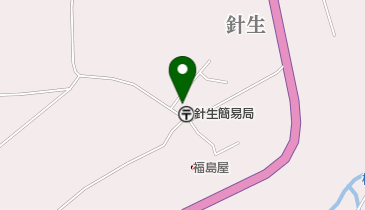 針生簡易郵便局の地図画像