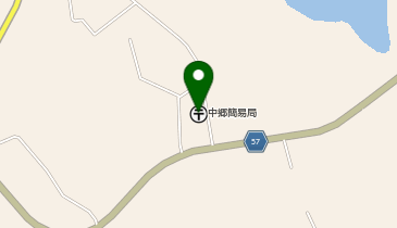 中郷簡易郵便局の地図画像