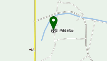 川西簡易郵便局の地図画像