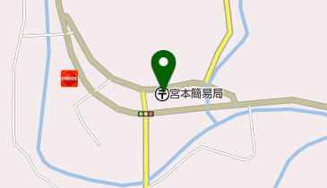 宮本簡易郵便局の地図画像