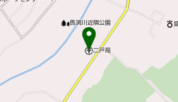 二戸郵便局の地図画像