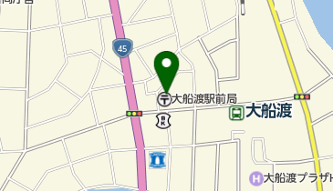 大船渡駅前郵便局の地図画像