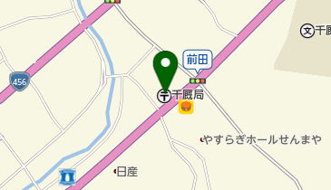 千厩郵便局の地図画像