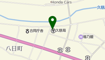 久慈郵便局の地図画像