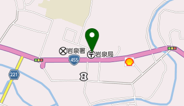 岩泉郵便局の地図画像