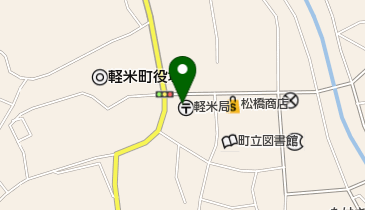 軽米郵便局の地図画像