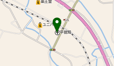 平舘郵便局の地図画像
