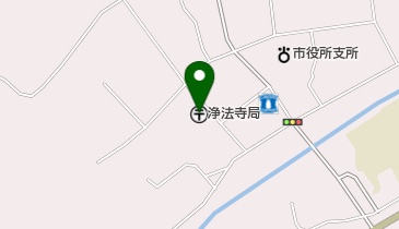 浄法寺郵便局の地図画像