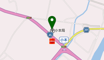 小本郵便局の地図画像