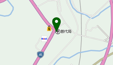 普代郵便局の地図画像