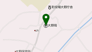 大野郵便局の地図画像