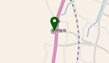 荒屋郵便局の地図画像