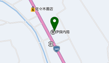 伊保内郵便局の地図画像
