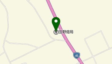 田野畑郵便局の地図画像