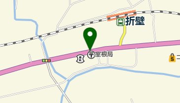 室根郵便局の地図画像