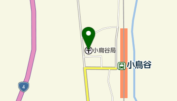 小鳥谷郵便局の地図画像