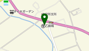 乙部郵便局の地図画像