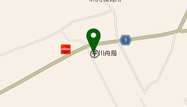 川舟郵便局の地図画像