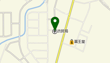 渋民郵便局の地図画像