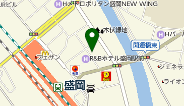 盛岡駅前郵便局の地図画像