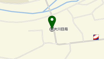 大川目郵便局の地図画像