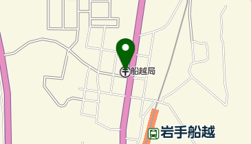 船越郵便局の地図画像