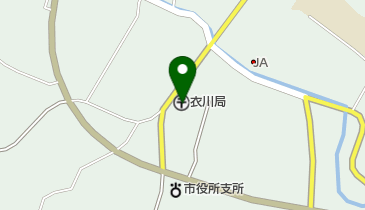 衣川郵便局の地図画像