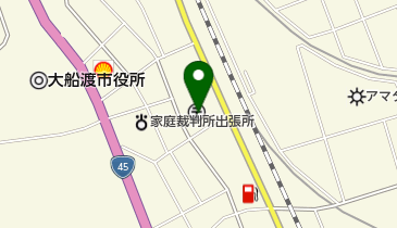 大船渡郵便局の地図画像