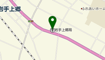 岩手上郷郵便局の地図画像